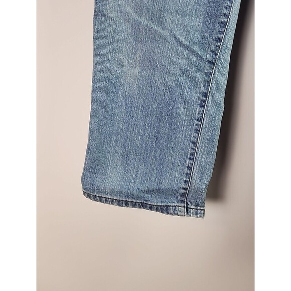 Lauren Jeans Co Cropped Light Wash Denim Womens Capri Size 12 LRL Ralph Lauren - Picture 2 of 10